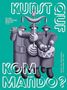 Texte: "KUNST AUF KOMMANDO?", "MILITÄR HISTORISCHES MUSEUM Dresden", "Werke zur Nationalen Volksarmee der DDR". Grau-blaue Figuren in Uniformen mit Instrumenten.
