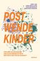 "POST WENDE KINDER. Für eine solidarische und gleichberechtigte deutsch-deutsche Zukunft. Neofelis. Herausgeber: Alma-Emilia Jahn, Marlene Mähler, Angelique Pershon." Text über buntem Spritzmuster-Hintergrund., Buch