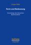 Jürgen Pafel: Form und Bedeutung, Buch