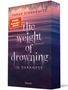"the weight of drowning IN DARKNESS" steht auf einem stimmungsvollen, verschwommenen Hintergrund in Lila- und Pinktönen., Buch