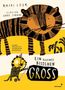 Titel: "Ein kleines bisschen groß". Autoren: Kairi Look; Anne Pikkov. Gelb-schwarze Tigerillustration mit kleiner und großer Katze., Buch
