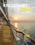 "KREUZFAHRT GUIDE 2026" dominiert das Cover. Eine Schiffspromenade bei Sonnenuntergang über ruhigem Meer., Buch