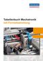 "Tabellenbuch Mechatronik mit Formelsammlung". Technikbauteile sind erkennbar. Logo am oberen Rand., Buch