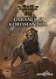 "DARANEL & KOROMANTHIA". Ein majestätischer Löwe thront auf alten Ruinen, umgeben von verbleichenden Säulen., Buch