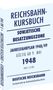 : Reichsbahnkursbuch der sowjetischen Besatzungszone - gültig ab 9. Mai 1948, Buch