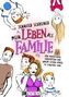 Text: "Jennifer Schreiner - Mein Leben als Familie" und "Vom Paarkonstrukt Eltern". Illustration einer fröhlichen Familie., Buch
