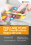 Sebastian Abshoff: Mobile Apps mit den SAP Cloud Platform Mobile Services, Buch