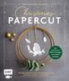 Marie-Christine Hollerith: Christmas Papercut - Weihnachtliche Papierschnitt-Projekte zum selber schneiden, basteln und gestalten, Buch