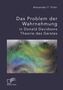 Alexander F. Flohr: Das Problem der Wahrnehmung in Donald Davidsons Theorie des Geistes, Buch