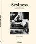 "Sexiness: The Secret of Irresistible Charm" ist der Titel. Darunter Frau liest Zeitung, nostalgische Atmosphäre. Autor: Nils Ketterer., Buch