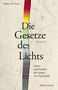 Andreas M. Bräu "Die Gesetze des Lichts", Roman über Joseph von Fraunhofer; bunte vertikale Linie auf beigem Hintergrund., Buch