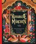 "Russische Märchen. Traditionelle Volksmärchen voller Geist und Magie, illustriert von Dinara Mirtalipova." 

Verspielte Illustration mit Figuren., Buch