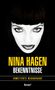 Texte: "NINA HAGEN BEKENNTNISSE ERWEITERTE NEUAUSGABE bene!" Eine Illustration zeigt ein Gesicht mit markantem Makeup.