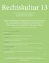 Rechtskultur 13, Buch