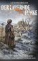 "Günter Krieger: Der lauernde Funke. Ein historischer Roman zur Zeit des Stadtbrands von Aachen."  
Illustration: Eine Frau blickt auf eine brennende Stadt., Buch