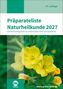 „Präparateliste Naturheilkunde 2027“, gelbe Blüten auf grünem Hintergrund, ML Verlag Logo unten links., Buch