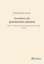 Gottfried Bernhardy: Grundriss der griechischen Literatur, Buch
