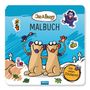 Trötsch Jan und Henry Malbuch mit Stickern, Buch