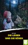 „Edi Graf: DIE LEISEN SIND DIE BÖSEN“ steht unter einer Puppenfigur im Wald vor Mondschein. Ein Wolf ist neben der Puppe., Buch