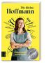 "Die kleine Hoffmann", "SOPHIA HOFFMANN", "Einfach intuitiv kochen lernen". Frau mit Tattoos und Schürze, umgeben von Küchenutensilien.