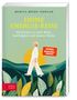 "DEINE ENERGIE-REISE", "12 Schritte zu mehr Kraft, Leichtigkeit und innerer Stärke". Frau vor Sonne über Blättern., Buch