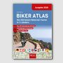 Biker Atlas 2026, 458 Motorradtouren, 11 Länder. Inkl. GPX Download, Highlights & Karten. Motorräder auf kurviger Straße., Buch