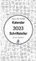 Redaktion Gröls-Verlag: All-In-One Kalender 2023 Schriftsteller, Buch