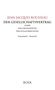 Jean-Jacques Rousseau, Der Gesellschaftsvertrag, Die Grundsätze des Staatsrechtes, Französisch – Deutsch, Boer.