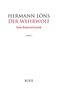 HERMANN LÖNS, DER WEHRWOLF, Eine Bauernchronik. Darunter der Name BOER. Minimalistisches Design mit schlichtem Layout., Buch