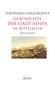 Titel: Geschichte der Stadt Athen im Mittelalter, Erster Band. Unten: BOER. Illustration der antiken Stadt Athen., Buch