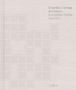 Text: "Charles Correa, Architect, Complete Works, Volume 1". Strukturierte Quadrate bilden ein geometrisches Muster., Buch