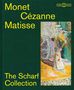 Monet, Cézanne, Matisse, The Scharf Collection. Rechts Gemälde mit lebhaften Farben, gelb-grünem Hintergrund., Buch