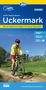 ADFC-Regionalkarte Uckermark, 1:75.000, mit Tagestourenvorschlägen, reiß- und wetterfest, E-Bike-geeignet, GPS-Tracks-Download, Karten
