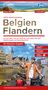 : ADFC-Radtourenkarte BEL 1 Belgien Flandern 1:150.000, reiß- und wetterfest, E-Bike geeignet, GPS-Tracks Download, KRT