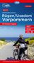ADFC-Radtourenkarte 4 Rügen/Usedom Vorpommern 1:150.000, reiß- und wetterfest, E-Bike geeignet, GPS-Tracks Download, Karten