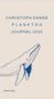 Text: "CHRISTOPH DANNE PLANKTON JOURNAL 2025". Unten links: "tauland-verlag". Illustration: Zeichnung eines Wals., Buch