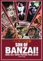 "Son of Banzai! More Cult Movie Posters from Japan" steht in weißem Text auf rotem Hintergrund mit Filmposter-Collagen.