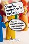 "Stark, wenn wir reden. Gesprächsimpulse für Verbindung zwischen Eltern und Kind. NiWo Publishing." Bunte Holzfiguren., Buch