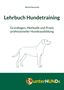"Lehrbuch Hundetraining" von Michael Sauerwein. Grundlagen, Methodik. Darunter ein Hund im Umriss und ein Logo mit Hundegesicht., Buch