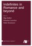 Indefinites in Romance and beyond, Buch