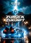 „ZURÜCK IN DIE ZUKUNFT“ großes Logo, darüber „SCENE 42 DAS FILMARCHIV“. Ein Auto von Blitzen umgeben vor einem Gebäude., Buch
