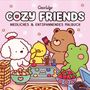 "Cozy Friends: Cute & Comfy Coloring Book." Eine Illustration von niedlichen Tieren, die zusammen am Tisch spielen und Snacks genießen., Buch