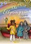 "Die Elbprinzessin: Theodoras Vermächtnis." Oben ein Regenbogen, unten ein Kind mit feeähnlicher Figur, ältere Personen., Buch