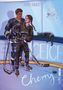 "Vorläufiges Cover", "ICE ICE CHERRY", blauer Hintergrund mit Eistextur, Name Anny Thorn und Logo "KAYA"., Buch