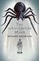 "Der schwindende Mann" von Richard Matheson. Eine große, bedrohliche Spinne überdeckt menschliche Schatten., Buch