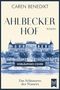 "AHLBECKER HOF", darunter "VORLÄUFIGES COVER". Illustration: Historisches Gebäude mit Bäumen im Vordergrund.