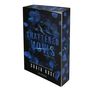 Text: "SHATTERED VOWS", "Dark Romance", "USA TODAY Bestsellerautorin", "Shain Rose", "Vajona". Darstellung: blaue Blüten, Ringe.