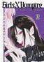 "Girls X Vampire", Story von Teren Mikami, Manga von Minori Chigusa. Zwei Figuren, eine beißt die andere., Buch