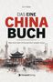 „Das eine China Buch. Was man über China wirklich wissen muss“. Skyline mit Pagode, watercolor-Stil.
