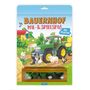 Trötsch Verlag GmbH & Co. KG: TRÖTSCH - Malbuch Bauernhof Mal- und Spielspaß |Malbuch mit Spielzeug-Traktor und Anhänger | Ab 3 Jahren, Buch